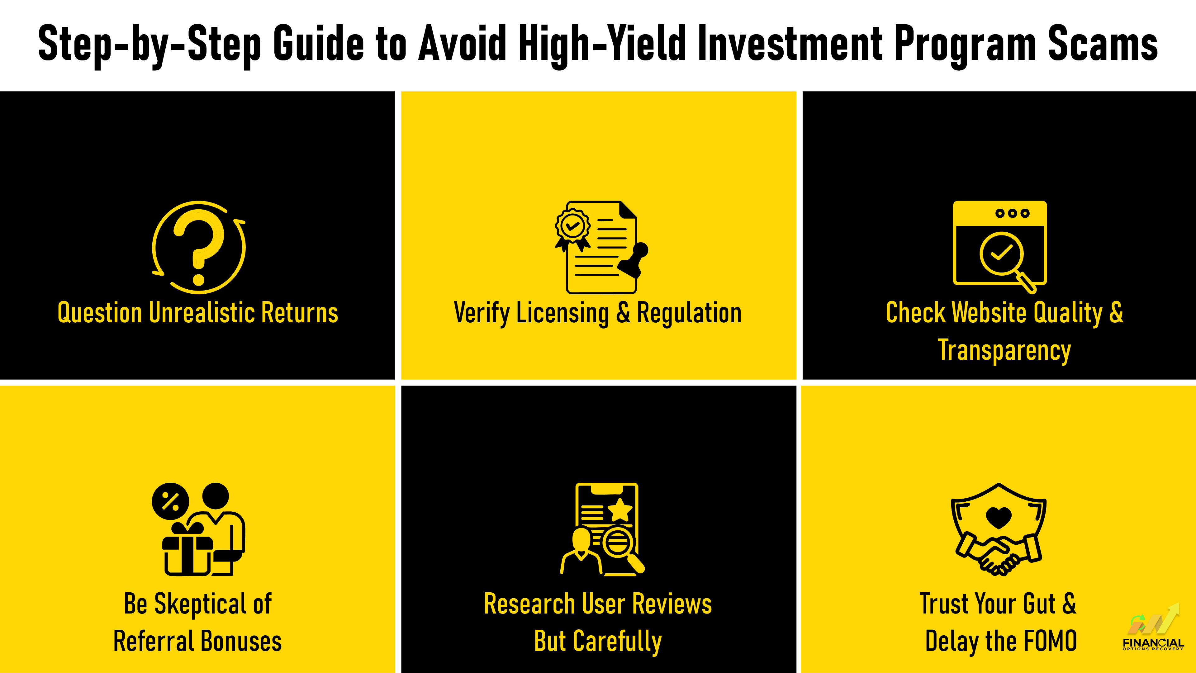 Step-by-Step Guide to Avoid High-Yield Investment Program Scams